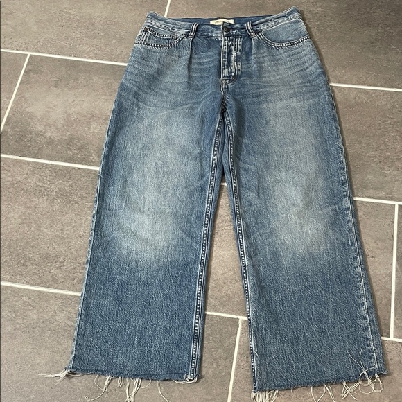 Madewell Pleated Low-Slung Baggy Jean size 25X27 - Picture 15 of 16